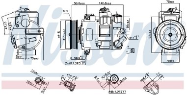 AC-kompressor - KOMP-870003