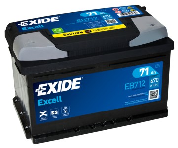 Batteri Exide - BAT-EB712