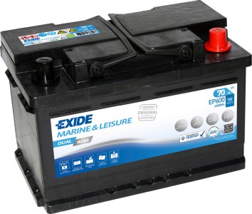 Fritidsbatteri Exide EP600 AGM - BAT-EP600