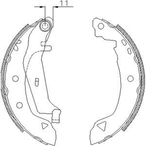 Bromsbackar - BB-930031