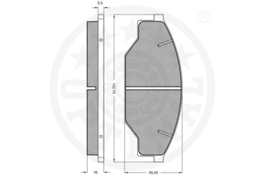 Bromsbelägg - BK-920409