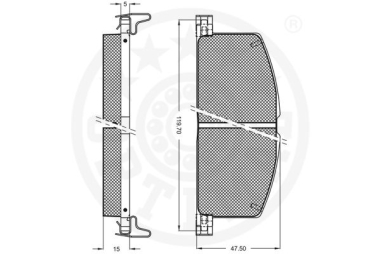 Bromsbelägg - BK-920435