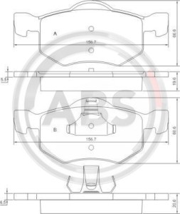 Bromsbelägg - BK-920682