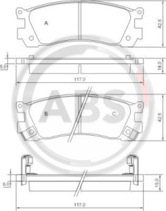 Bromsbelägg - BK-920686