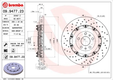 Bromsskiva - BS-910704