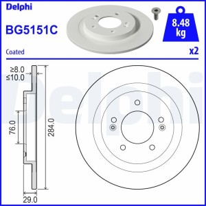 Bromsskiva - BS-911296