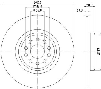 Bromsskiva - BS-911305