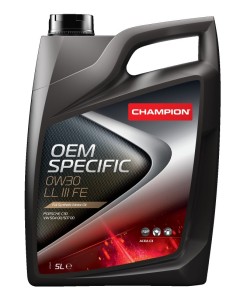 Champion OEM Specific 0W-30 LL III FE 5L - CH-2600.5