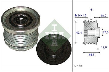 Frihjulskoppling - FHK-250023