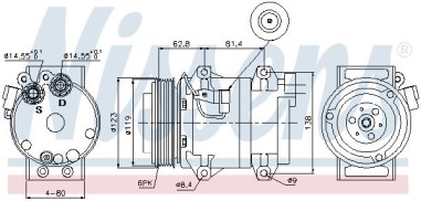 AC-kompressor - KOMP-870016