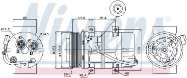 AC-kompressor - KOMP-870018