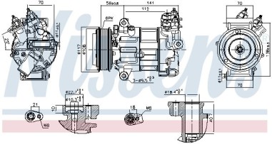 AC-kompressor - KOMP-870103