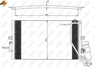 AC-kondensor - KON-830090