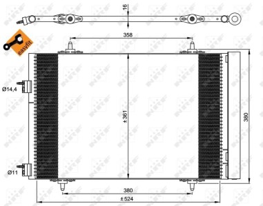 AC-kondensor - KON-830136