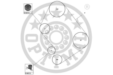 Kamremssats - KRS-310208