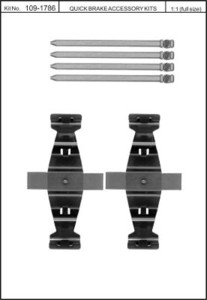 Monteringssats bromsbelägg - MS-950170