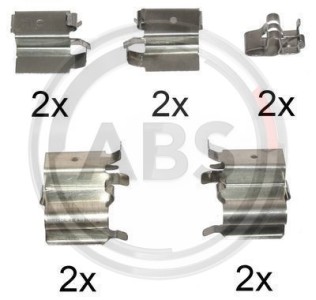 Monteringssats bromsbelägg - MS-950203