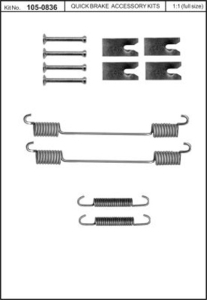 Monteringssats bromsbackar - MS-950206