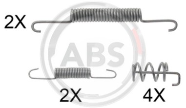 Monteringssats bromsbackar - MS-950284