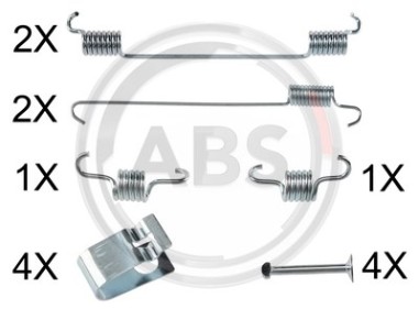 Monteringssats bromsbackar - MS-950342