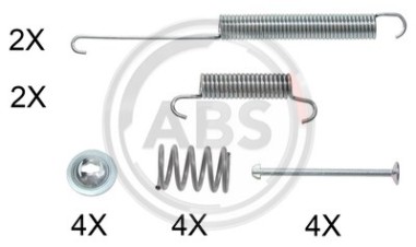 Monteringssats bromsbackar - MS-950372