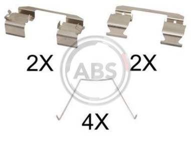 Monteringssats bromsbelägg - MS-950383