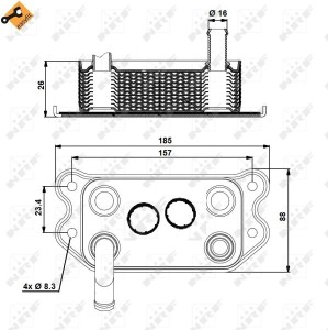 Oljekylare - OK-490002