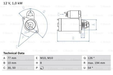 Startmotor - STA-240002