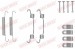 Bildelar - Monteringssats bromsbackar - MS-950712